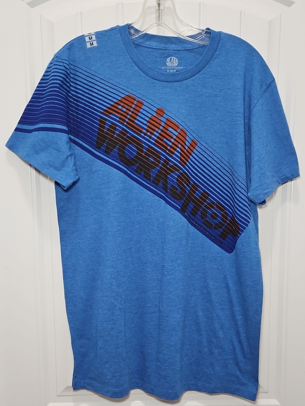 Alien Workshop Clothing Blue Short-Sleeve Graphic Tee Logo New Medium Men's